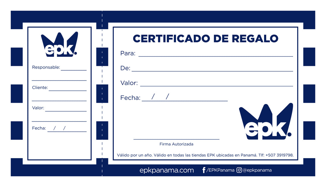 EPK Certificado de Regalo