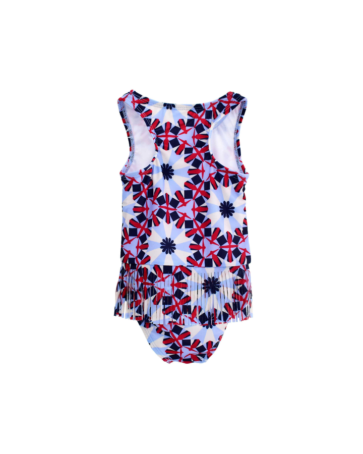 Traje De Baño De Caleidoscopio para Bebé Niña