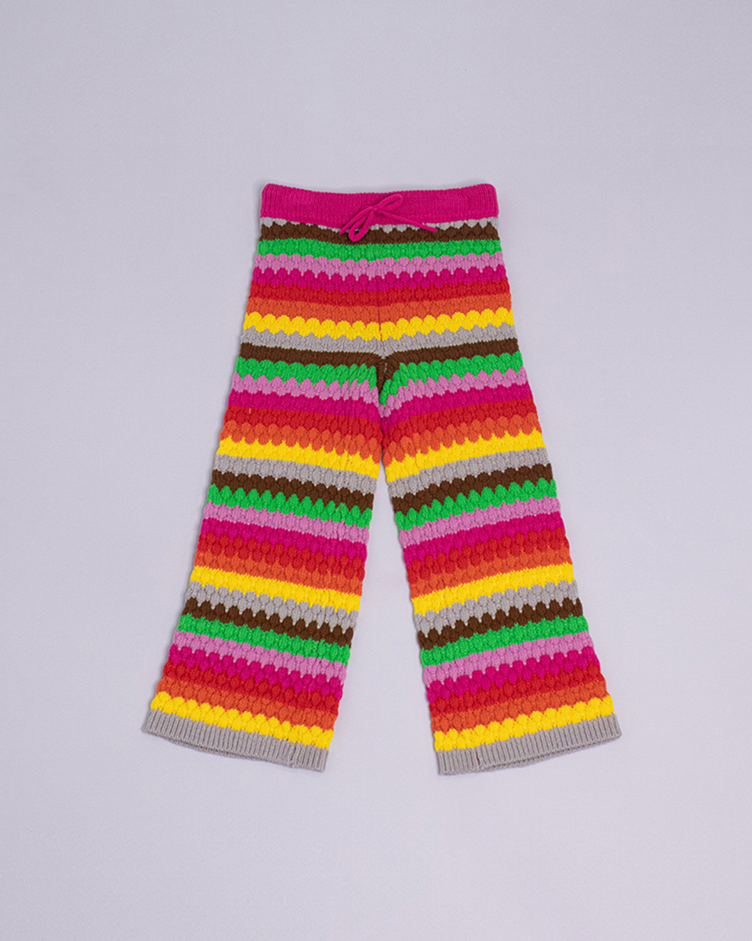Pantalón crochet multicolor
