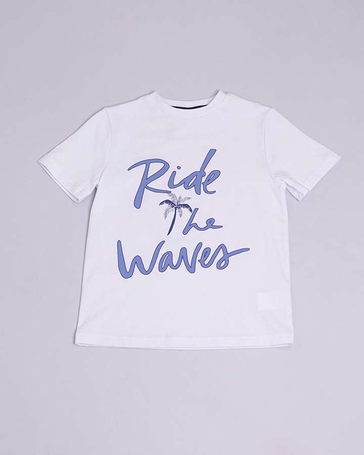 Franela con gráfico ¨Ride the waves¨