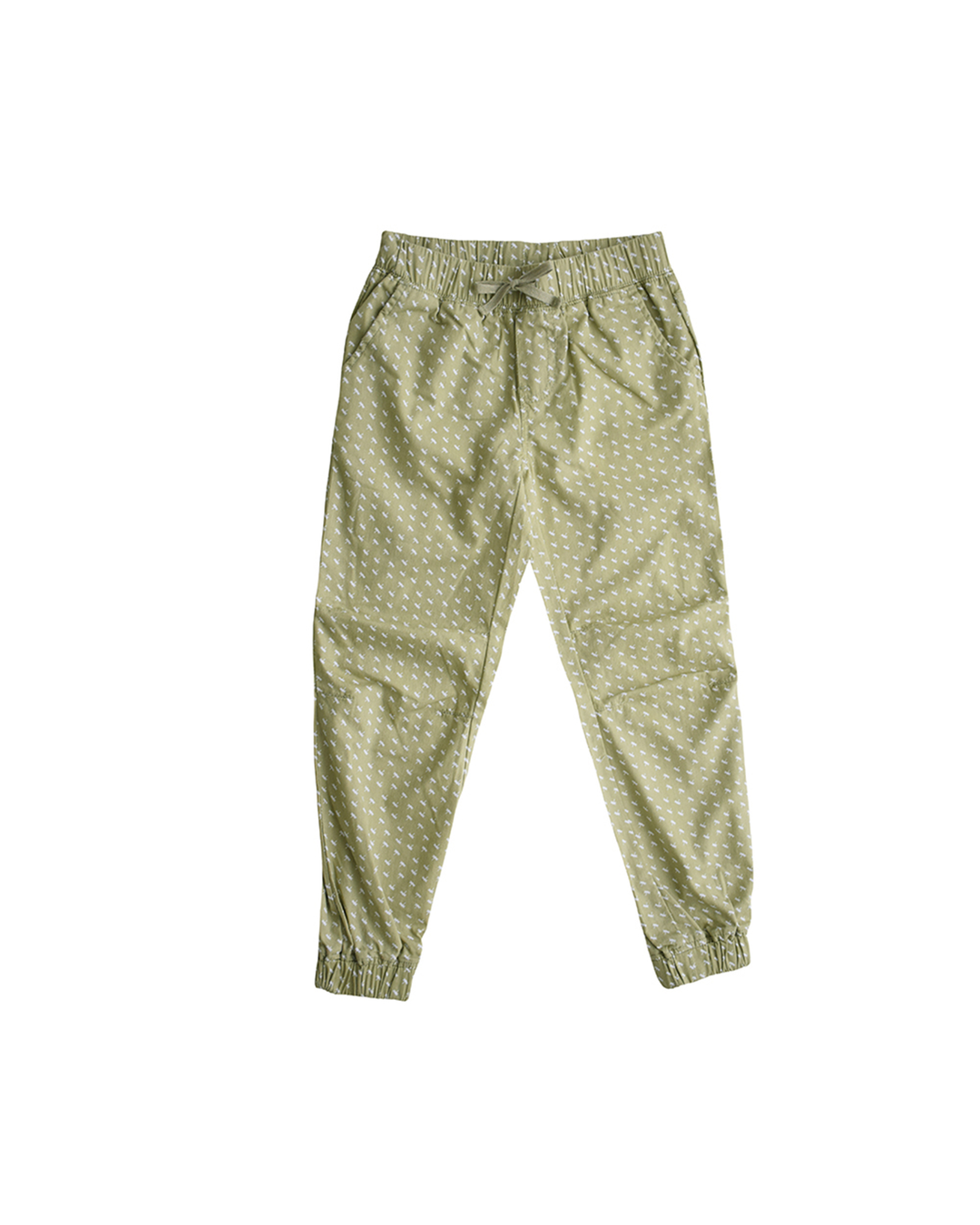 Pantalón verde con libélulas