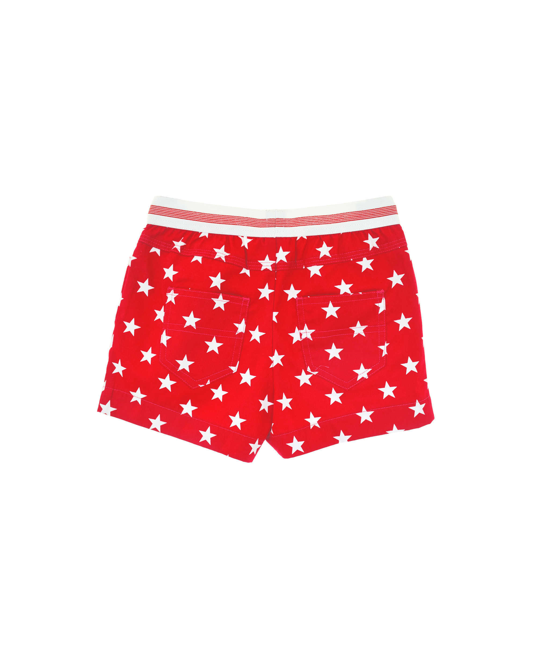 Short Rojo Con Estrellas Blancas