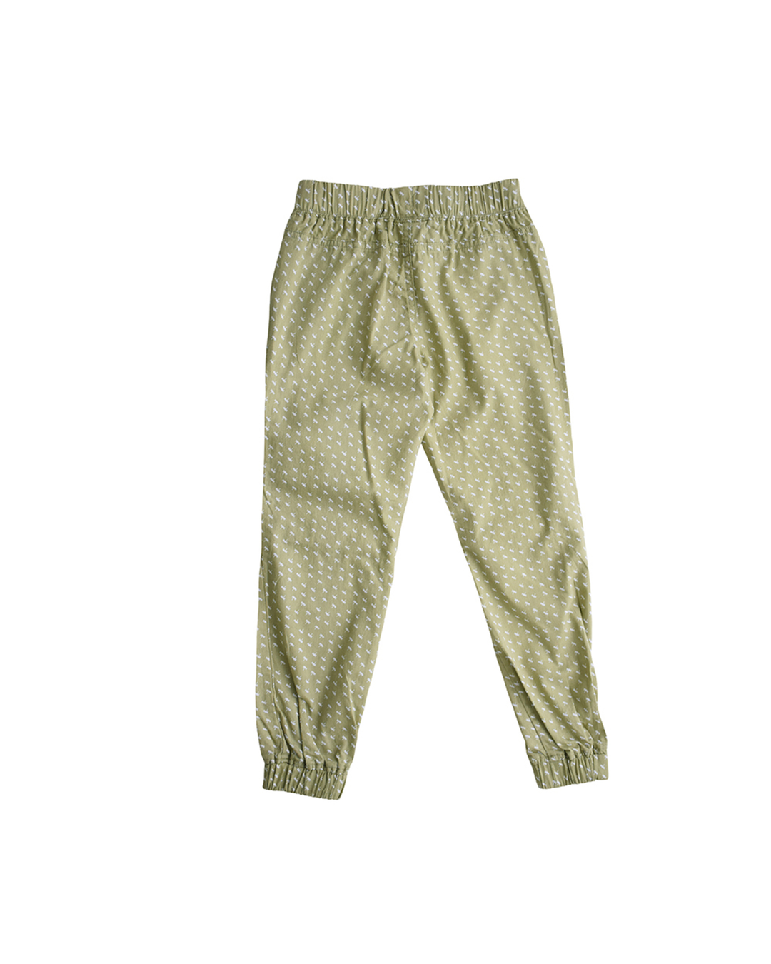 Pantalón verde con libélulas