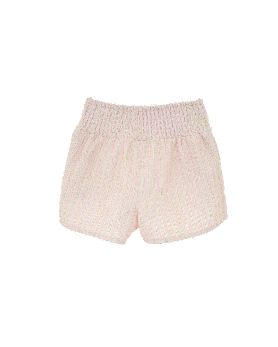 Short De Tweed En Tonos Rosados