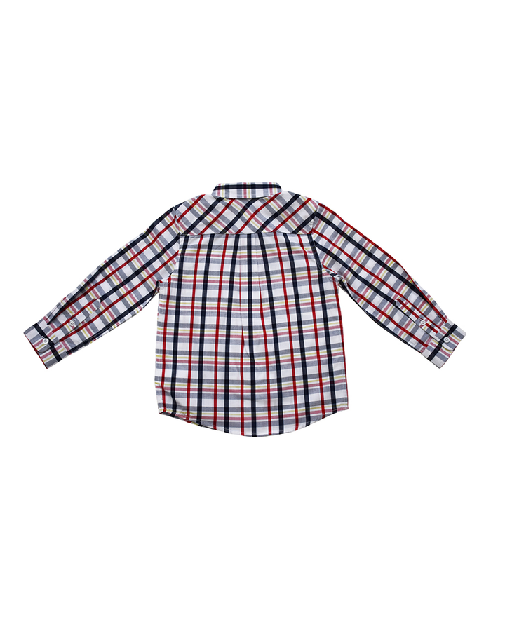 Camisa de cuadros multicolor