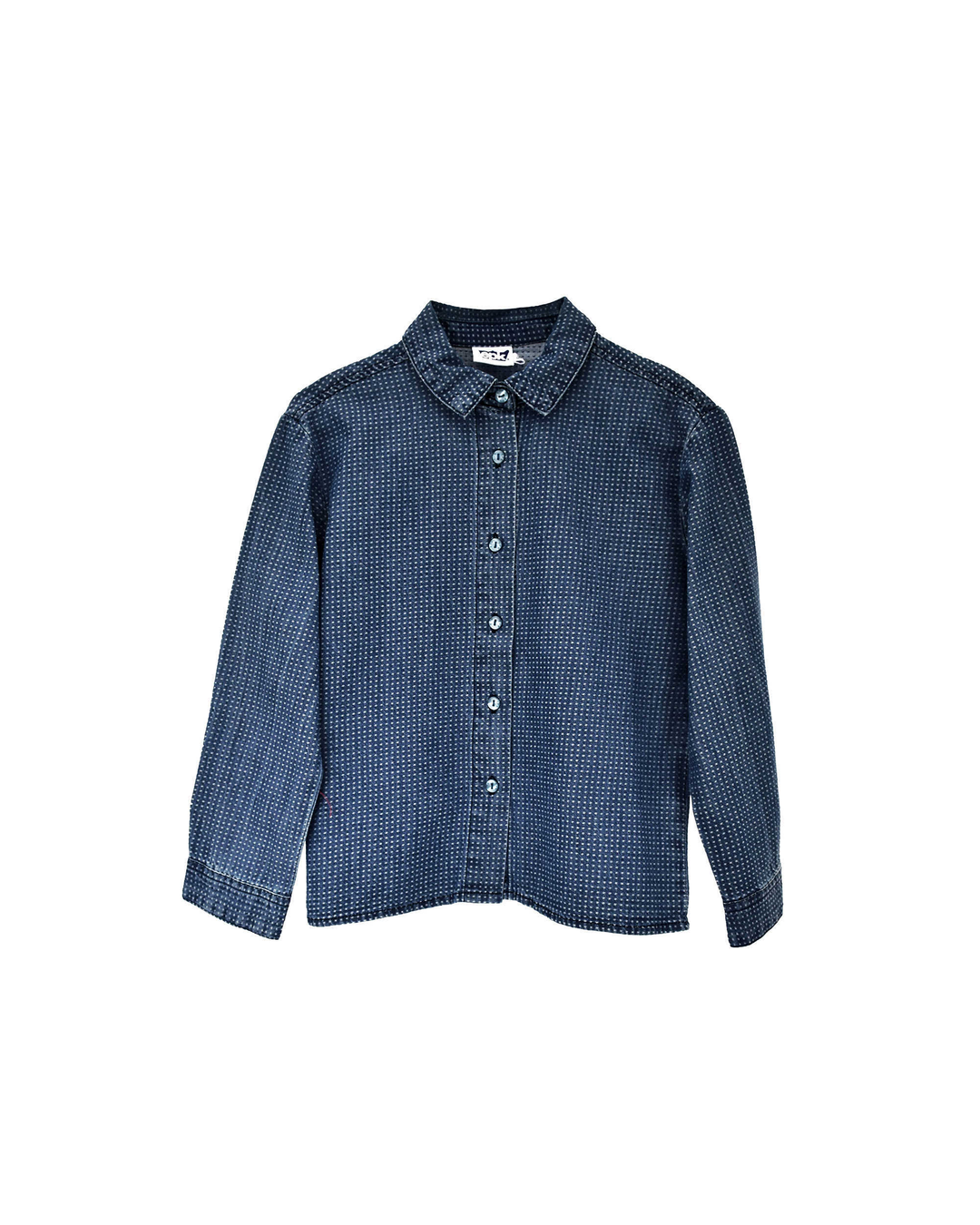 Blusa Manga Larga De Chambray