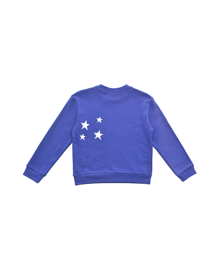 Sweatshirt azul con estrellas