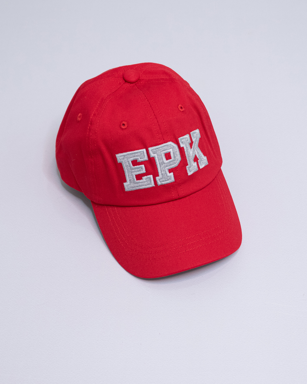 Gorra roja con logo EPK